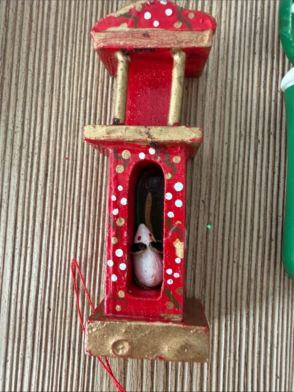 Vintage Wood Christmas Ornament Bundle Lot of 12